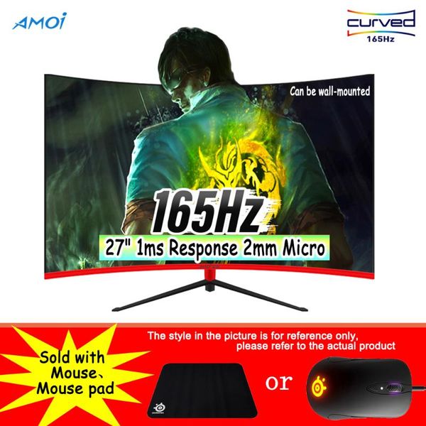 amoi 27 inch led gaming 165hz pc 1ms respons 1080p monitors gamer computer screen curved display with mouse pad,mouse
amoi 27 inch led gaming 165hz pc 1ms respons 1080p monitors gamer computer screen curved display with mouse pad,mouse