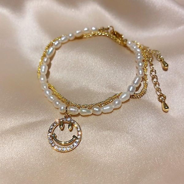 charm bracelets 2021 sweet pearl temperament double fresh senior hollow metal modelling crystal women jewelry, Golden;silver
charm bracelets 2021 sweet pearl temperament double fresh senior hollow metal modelling crystal women jewelry, Golden;silver