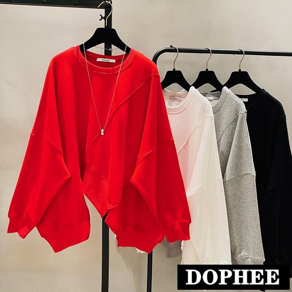 women's hoodies & sweatshirts 2021 korean plus size women sweatshirt crew neck cotton bat sleeve ins spring and autumn female pullover, Black
women's hoodies & sweatshirts 2021 korean plus size women sweatshirt crew neck cotton bat sleeve ins spring and autumn female pullover, Black