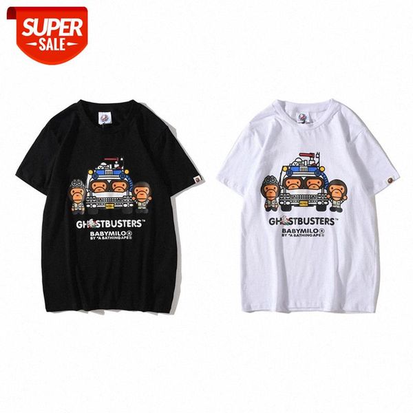 summer japanese tide brand joint cotton short-sleeved t-shirt for young men and women #7j3x, White;black
summer japanese tide brand joint cotton short-sleeved t-shirt for young men and women #7j3x, White;black