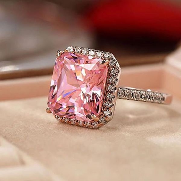 cluster rings romantic real 925 sterling silver 10*11mm pink high carbon diamond wedding engagement for women bridal ring fine jewelry, Golden;silver
cluster rings romantic real 925 sterling silver 10*11mm pink high carbon diamond wedding engagement for women bridal ring fine jewelry, Golden;silver