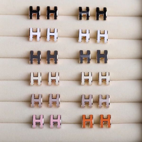 backs earrings s925 sterling silver h home enamel color letter plated wit 18k gold milk tea grey female anti allergy, White
backs earrings s925 sterling silver h home enamel color letter plated wit 18k gold milk tea grey female anti allergy, White