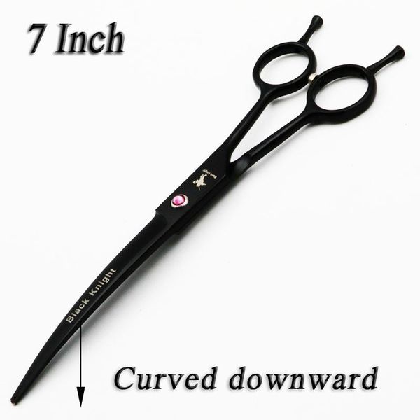 hair scissors 7 inch hairdressing professional black pet grooming barber curved downward cutting shears for dogs
hair scissors 7 inch hairdressing professional black pet grooming barber curved downward cutting shears for dogs