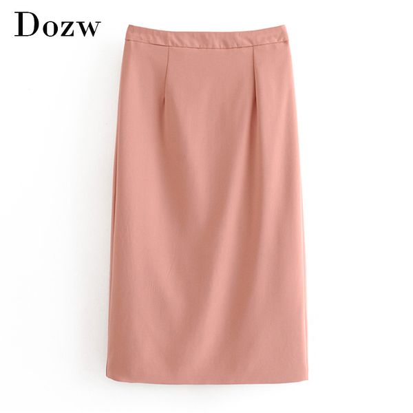 solid elegant straight skirt women high waist work office skirt female side split knee length skirts femme jupes 210414, Black
solid elegant straight skirt women high waist work office skirt female side split knee length skirts femme jupes 210414, Black