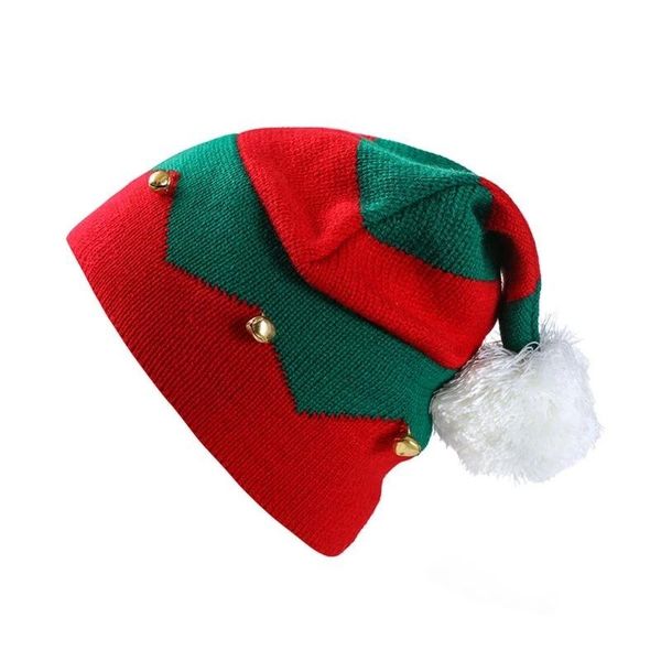 beanies 1-6 years old children christmas striped knitted woolen hat with fur ball bells halloween creative gift
beanies 1-6 years old children christmas striped knitted woolen hat with fur ball bells halloween creative gift