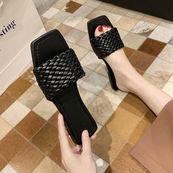weave women flat slippers summer fashion flip-flops non-slip home flats slides casual female outdoor beach shoes sandals, Black
weave women flat slippers summer fashion flip-flops non-slip home flats slides casual female outdoor beach shoes sandals, Black