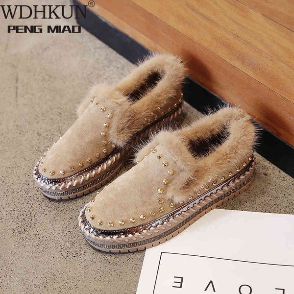 dress shoes spring women flat fashion real fur rivet round-toe casual ladies flats with loafer woman gre7, Black
dress shoes spring women flat fashion real fur rivet round-toe casual ladies flats with loafer woman gre7, Black