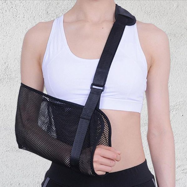 elbow & knee pads adjustable shoulder strap brace wrist forearm braces for broken arm mesh breathable sling support immobilizer, Black;gray
elbow & knee pads adjustable shoulder strap brace wrist forearm braces for broken arm mesh breathable sling support immobilizer, Black;gray