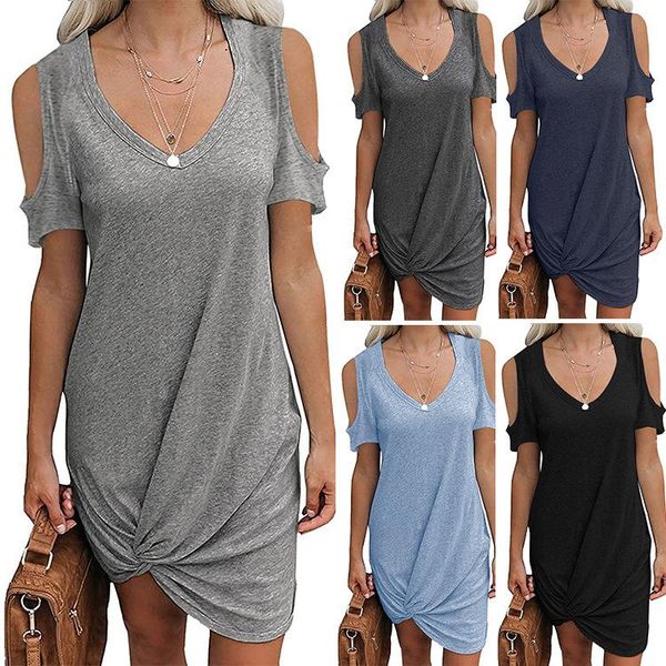 casual dresses 2021 summer solid color spring and strapless t-shirt dress women's clothing, Black;gray
casual dresses 2021 summer solid color spring and strapless t-shirt dress women's clothing, Black;gray