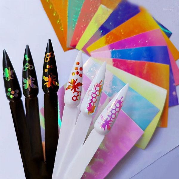 1set hexagon dot pattern holographic strip tape nail art stickers thin laser silver stripe sticker diy foil decal sticker1, Black
1set hexagon dot pattern holographic strip tape nail art stickers thin laser silver stripe sticker diy foil decal sticker1, Black
