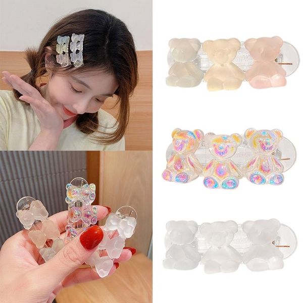 hair clips & barrettes barrette super cute transparent cartoon bear hairpin duckbill clip sweet girl of accessory 3 type, Golden;silver
hair clips & barrettes barrette super cute transparent cartoon bear hairpin duckbill clip sweet girl of accessory 3 type, Golden;silver