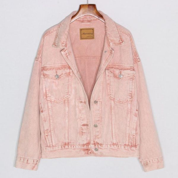 women's jackets vintage pink denim jacket coat women casual outerwear chaqueta mujer harajuku autumn big size loose short jeans female, Black;brown
women's jackets vintage pink denim jacket coat women casual outerwear chaqueta mujer harajuku autumn big size loose short jeans female, Black;brown
