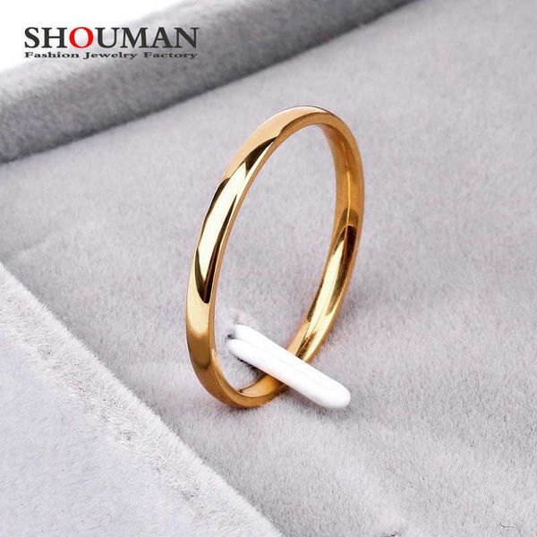 shouman 2mm thin rose gold anti-allergy smooth simple titanium steel wedding rings for women valentine's day present, Silver
shouman 2mm thin rose gold anti-allergy smooth simple titanium steel wedding rings for women valentine's day present, Silver