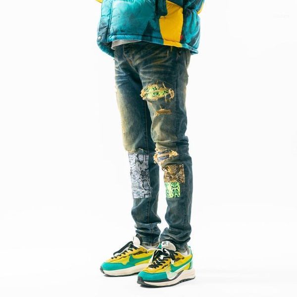 men's jeans vk01259 fashion coats & jackets 2021 runway european design party style clothing, Blue
men's jeans vk01259 fashion coats & jackets 2021 runway european design party style clothing, Blue