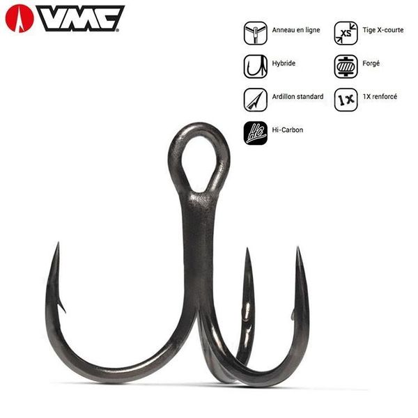 original vmc 7548bn fishing hook 5pc/lot 1/2/4/6/8/10# high carbon steel treble hooks tackle black nickel fish
original vmc 7548bn fishing hook 5pc/lot 1/2/4/6/8/10# high carbon steel treble hooks tackle black nickel fish