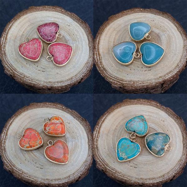 charms natural colored imperial stone designer charm fashion heart-shaped gemstone jewelry creation accessories wholesale, Bronze;silver
charms natural colored imperial stone designer charm fashion heart-shaped gemstone jewelry creation accessories wholesale, Bronze;silver