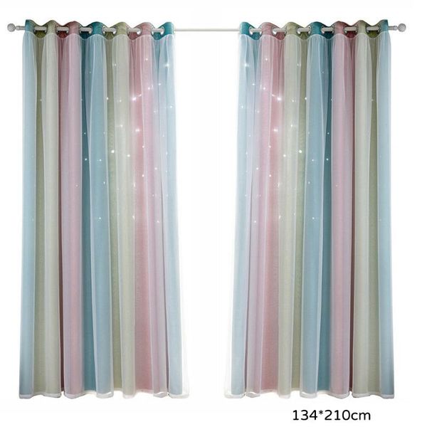 curtain & drapes 1 pcs hollow star sheer color window curtains for girl kids bedroom blackout double layer home decoration
curtain & drapes 1 pcs hollow star sheer color window curtains for girl kids bedroom blackout double layer home decoration