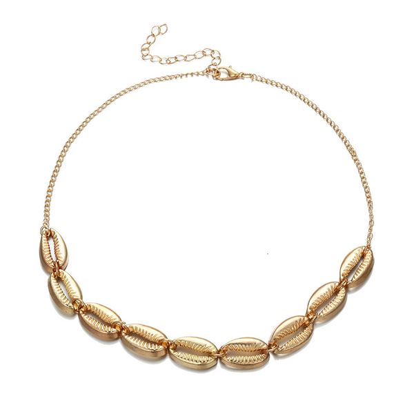 studs earrings bohemian style jewelry personality popular alloy shell necklace fashion simple versatile, Golden;silver
studs earrings bohemian style jewelry personality popular alloy shell necklace fashion simple versatile, Golden;silver