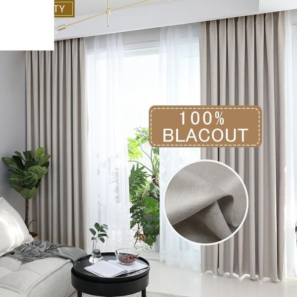 solid 100% blackout curtain for living room home decor thick faux linen curtains bedroom ready made custom & drapes
solid 100% blackout curtain for living room home decor thick faux linen curtains bedroom ready made custom & drapes