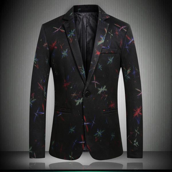 men's suits & blazers fashion coat stage costumes black men brand spring casual suit flower male slim fit personality, White;black
men's suits & blazers fashion coat stage costumes black men brand spring casual suit flower male slim fit personality, White;black