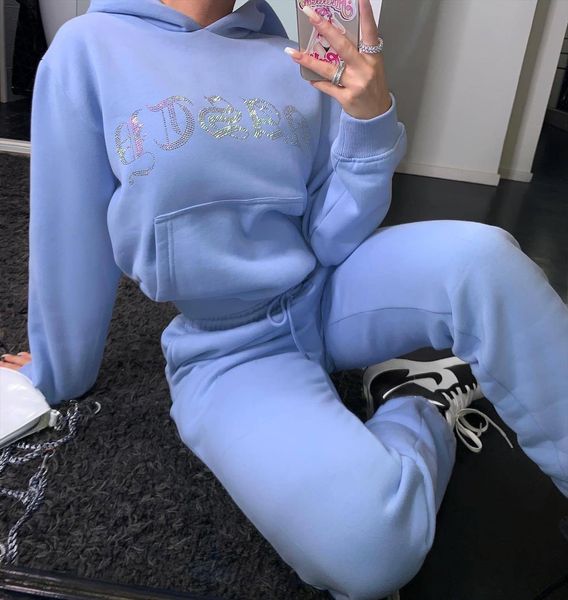 tracksuit hooded sweatshirt and womens pants long fashion two piece sets outfits sp812, White
tracksuit hooded sweatshirt and womens pants long fashion two piece sets outfits sp812, White
