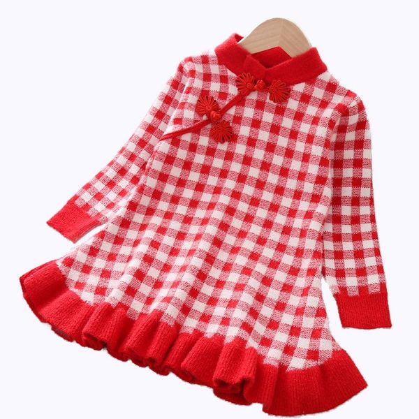 girl's dresses baby girl clothes fur knit sweater dress chinese style retro cheongsam thick warm lace, Red;yellow
girl's dresses baby girl clothes fur knit sweater dress chinese style retro cheongsam thick warm lace, Red;yellow