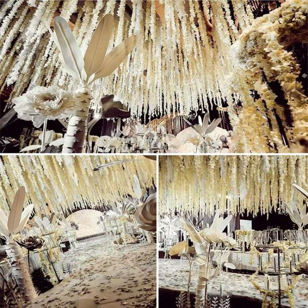 decorative flowers & wreaths 2m/pcs upscale artificial silk hydrangea wisteria garland for home hanging ornament wedding decoration party su
decorative flowers & wreaths 2m/pcs upscale artificial silk hydrangea wisteria garland for home hanging ornament wedding decoration party su