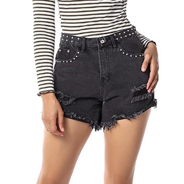 women's jeans arrivals summer high waist black loose denim shorts casual broken bead with pockets shorts#a3, Blue
women's jeans arrivals summer high waist black loose denim shorts casual broken bead with pockets shorts#a3, Blue