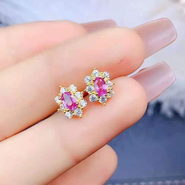stud natural papalacha pink sapphire simple s925 pure silver ear studs fine fashion charming jewelry for women meibapjfs, Golden;silver
stud natural papalacha pink sapphire simple s925 pure silver ear studs fine fashion charming jewelry for women meibapjfs, Golden;silver