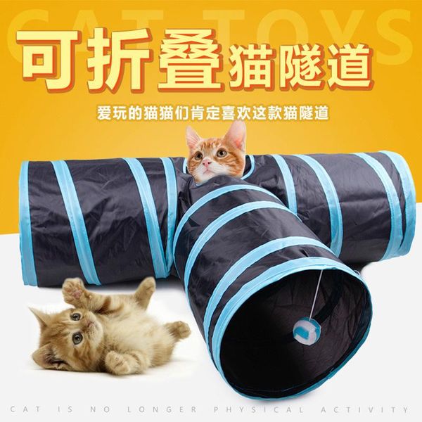 cat toys 3 holes foldable pet tunnel indoor outdoor training toy for animal play tube interactive
cat toys 3 holes foldable pet tunnel indoor outdoor training toy for animal play tube interactive