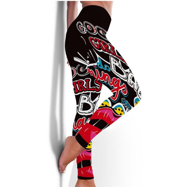 women's leggings women print high waist fitness polyester elastic casual push up workout legging, Black
women's leggings women print high waist fitness polyester elastic casual push up workout legging, Black