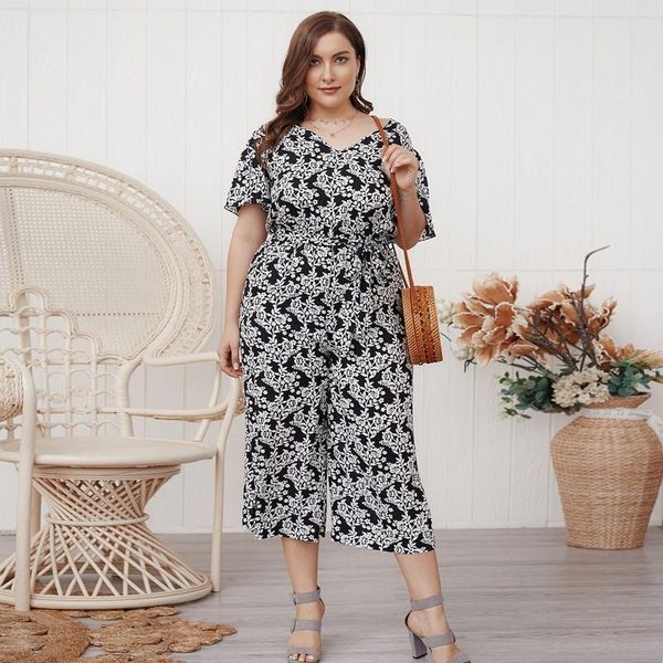 women's jumpsuits & rompers women floral print v neck holiday boho loose jumpsuit 2021 plus size high waist beach summer wide leg, Black;white
women's jumpsuits & rompers women floral print v neck holiday boho loose jumpsuit 2021 plus size high waist beach summer wide leg, Black;white