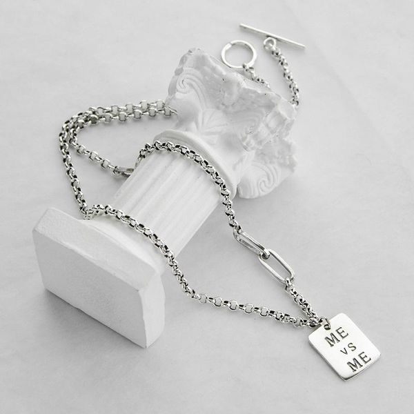 pendant necklaces style square tag lettered necklace korean-style dongdaemun fashion simple s925 sterling silver women's
pendant necklaces style square tag lettered necklace korean-style dongdaemun fashion simple s925 sterling silver women's