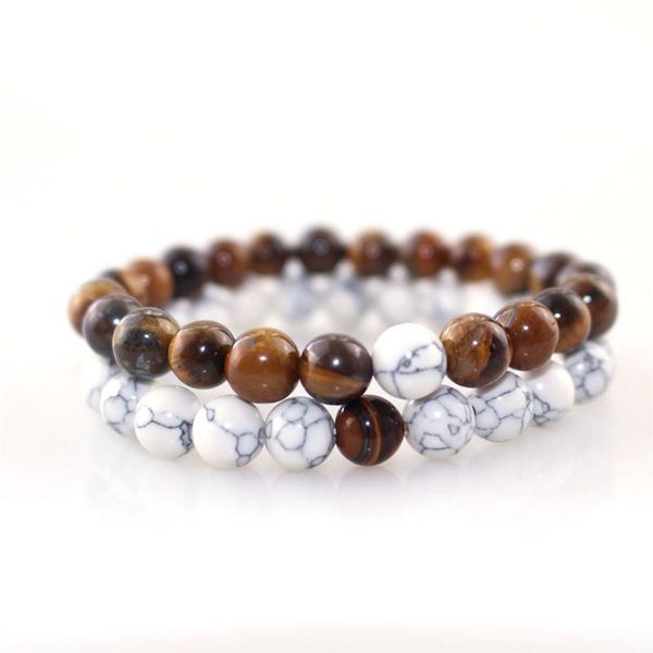 beaded, strands 2pcs/set natural stone fashion distance bracelets for couple tiger eye yin yang buddha strand bracelet men women jewelry, Black 
beaded, strands 2pcs/set natural stone fashion distance bracelets for couple tiger eye yin yang buddha strand bracelet men women jewelry, Black