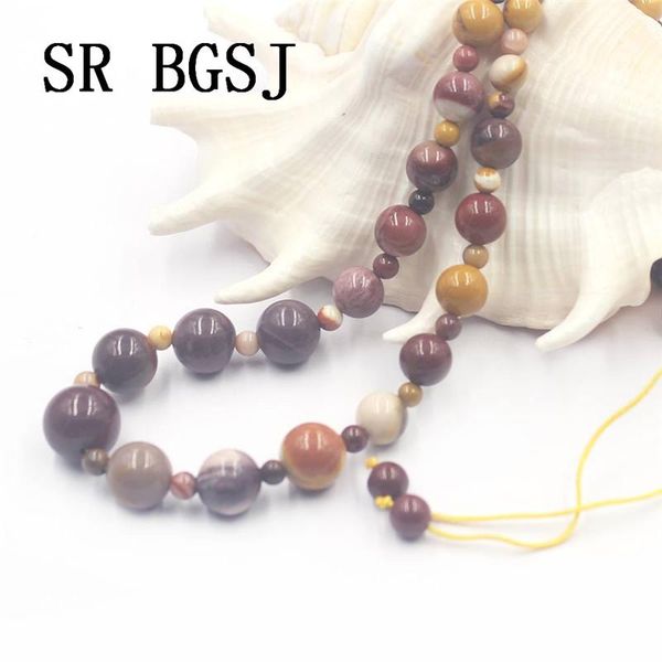 chokers 4-12mm mookaite jaspers graduated natural gems stone adjustable women necklace 18", Golden;silver
chokers 4-12mm mookaite jaspers graduated natural gems stone adjustable women necklace 18", Golden;silver