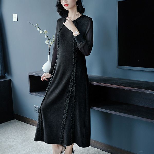 autumn pattern european will code easy fund round neck long sleeve woman a a-line, Black;gray
autumn pattern european will code easy fund round neck long sleeve woman a a-line, Black;gray