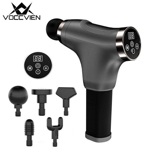 fascia massage gun 5pcs pro heads 6 gears fitness exercise pain relief body deep tissue muscle back neck massager
fascia massage gun 5pcs pro heads 6 gears fitness exercise pain relief body deep tissue muscle back neck massager