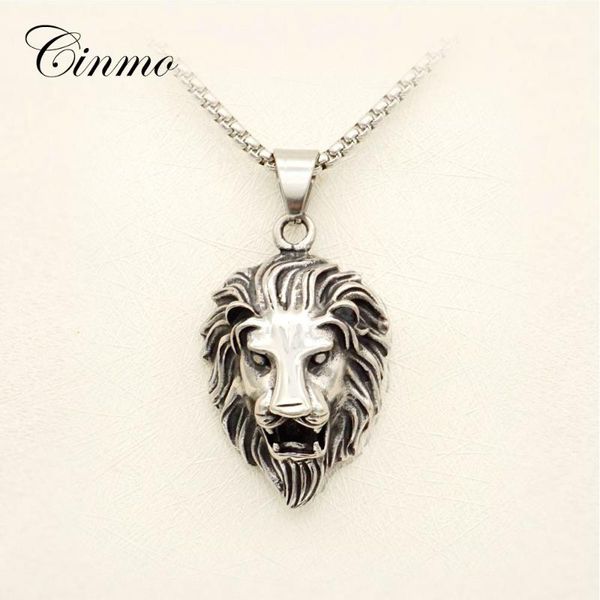 pendant necklaces cinmo lion king head necklace trendy animal series punk stainless steel for men women fashion jewelry gift, Silver
pendant necklaces cinmo lion king head necklace trendy animal series punk stainless steel for men women fashion jewelry gift, Silver