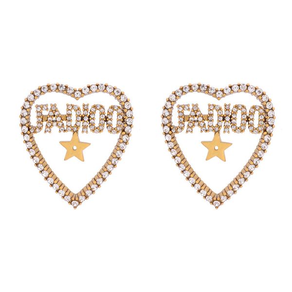 special offer 2021 luxury designer jewelry love earrings feminine temperament fashion letter hairpin advanced heart shaped brooch new fashio, Silver
special offer 2021 luxury designer jewelry love earrings feminine temperament fashion letter hairpin advanced heart shaped brooch new fashio, Silver
