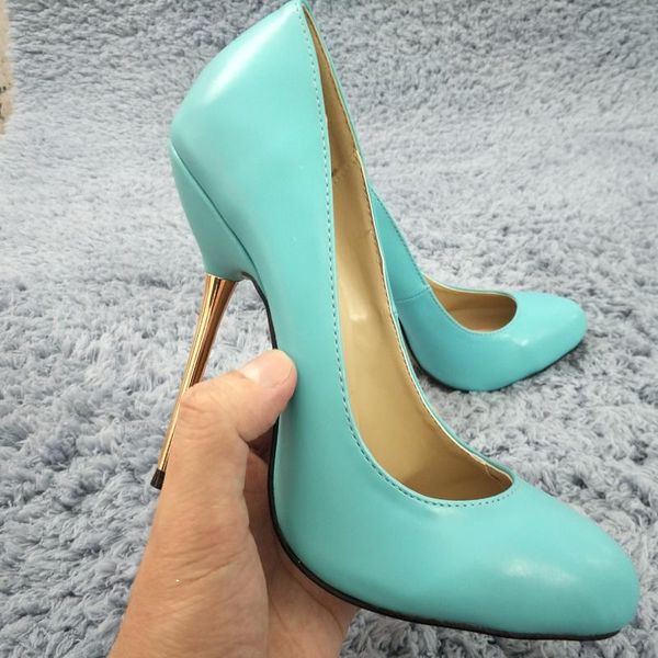 dress shoes sky blue leather pumps high heel party women spring autumn round toe fashion stiletto 11cm heels, Black
dress shoes sky blue leather pumps high heel party women spring autumn round toe fashion stiletto 11cm heels, Black