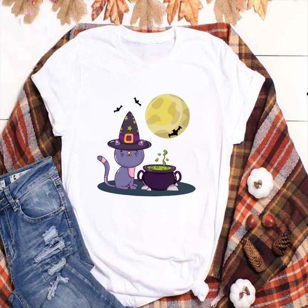 halloween fun cat graphics women harajuku plus size tshirts o neck short sleeve fashion tee clothing, White
halloween fun cat graphics women harajuku plus size tshirts o neck short sleeve fashion tee clothing, White