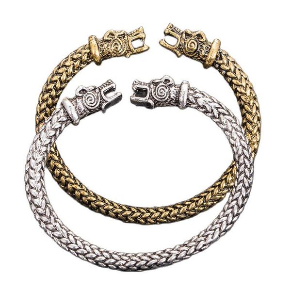 charm bracelets stainless steel dragon bracelet jewelry viking men wristband cuff for women bangles fashion accessories, Golden;silver
charm bracelets stainless steel dragon bracelet jewelry viking men wristband cuff for women bangles fashion accessories, Golden;silver