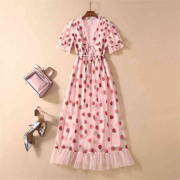 runway rhinestone diamonds strawberry pink mesh maxi dress women short puff sleeve v-neck lace-up bow tunic lolita dress 210331, Black;gray
runway rhinestone diamonds strawberry pink mesh maxi dress women short puff sleeve v-neck lace-up bow tunic lolita dress 210331, Black;gray