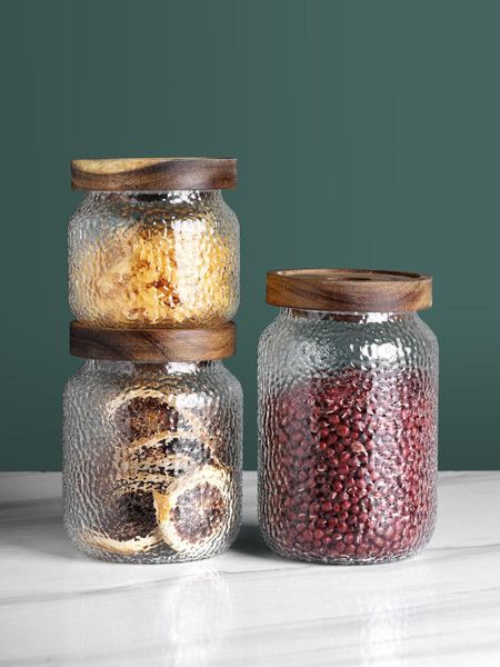storage bottles & jars sealed moisture-proof transparent hammer glass tank grain bottle snack dry fruit can
storage bottles & jars sealed moisture-proof transparent hammer glass tank grain bottle snack dry fruit can