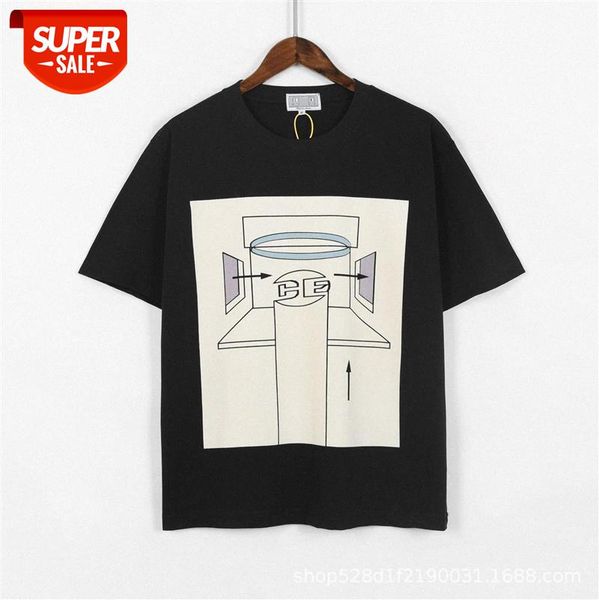 color pull logo printing round neck pullover short sleeves #hx4m, White;black
color pull logo printing round neck pullover short sleeves #hx4m, White;black