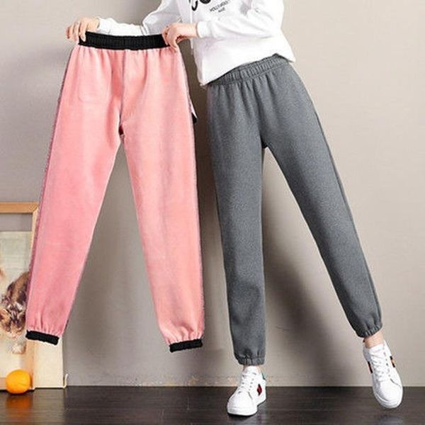 women's pants & capris winter plus size sweatpants women high waist thick fleece trousers casual harem velvet x84, Black;white
women's pants & capris winter plus size sweatpants women high waist thick fleece trousers casual harem velvet x84, Black;white