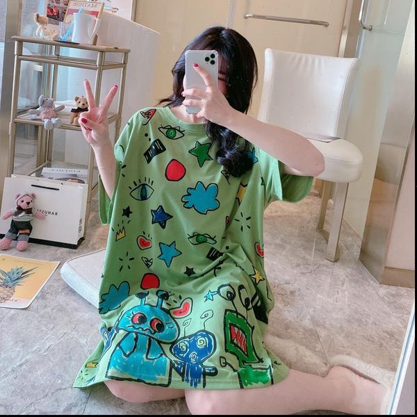 summer long nightgown night women sleepwear dress polyester cotton round neck cartoon sleep wear plus size, Black;red
summer long nightgown night women sleepwear dress polyester cotton round neck cartoon sleep wear plus size, Black;red