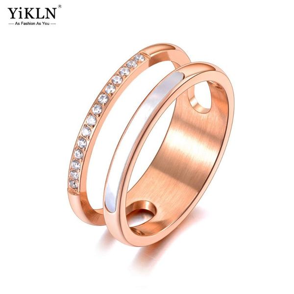 wedding rings yikln titanium stainless steel white shell ring trendy mosaic cz crystal rose gold jewelry for women yr20063, Slivery;golden
wedding rings yikln titanium stainless steel white shell ring trendy mosaic cz crystal rose gold jewelry for women yr20063, Slivery;golden