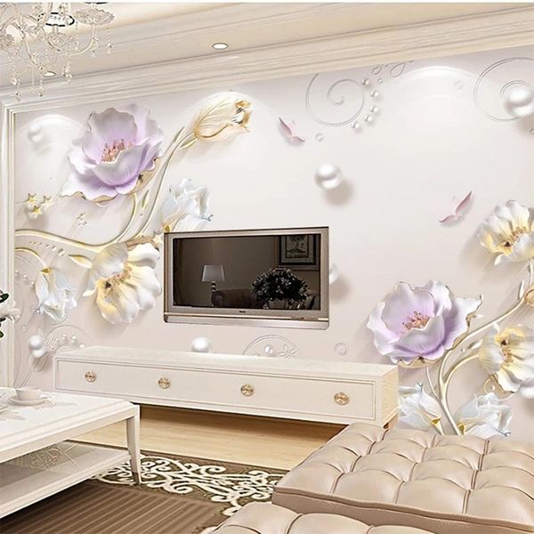 wallpapers custom jewelry relief simple tulip po self adhesive 3d murals painting living room background wall home decor
wallpapers custom jewelry relief simple tulip po self adhesive 3d murals painting living room background wall home decor