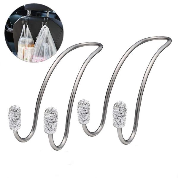 pieces of car seat hook stainless steel diamond-studded backrest hanger storage and finishing
pieces of car seat hook stainless steel diamond-studded backrest hanger storage and finishing